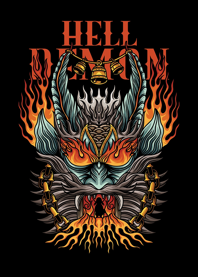 Demon Tattoo Text