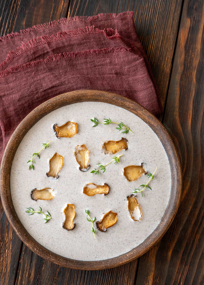 Cream of mushroom soup