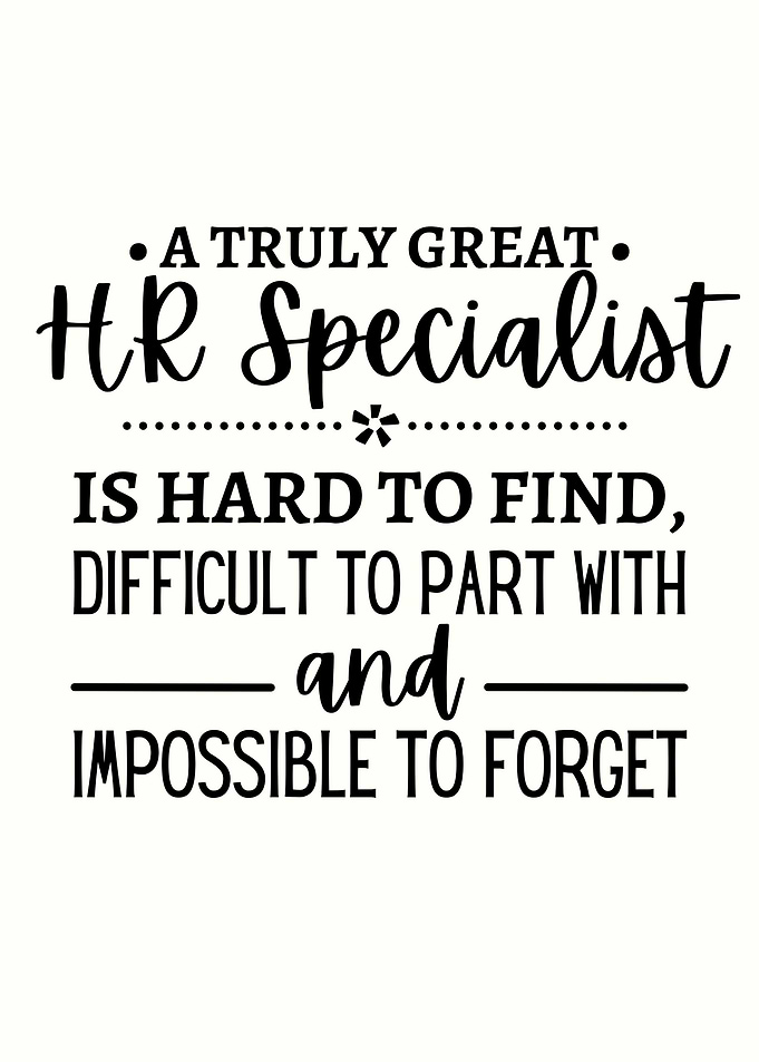 hr specialist appreciation