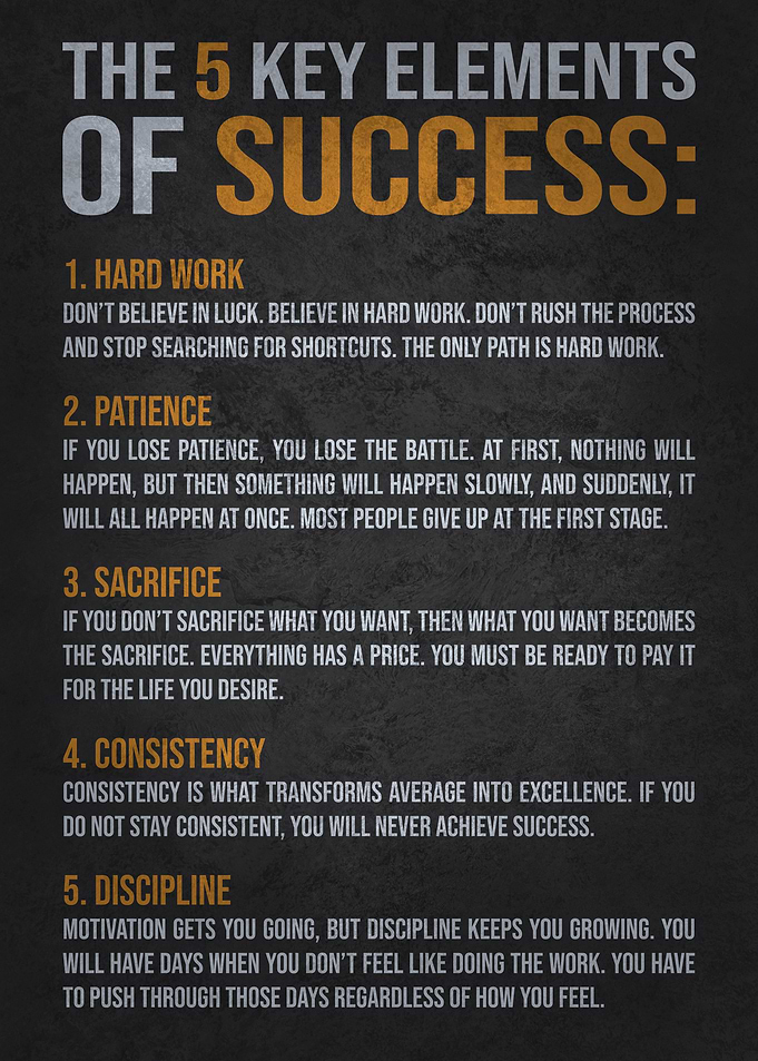5 Elements Of Success