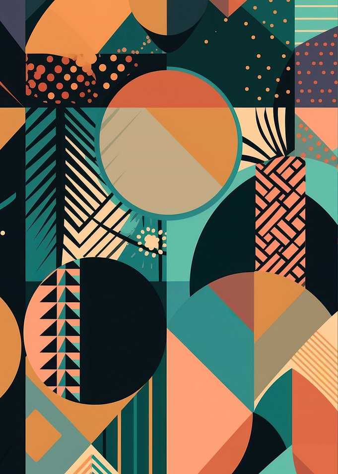 Boho Abstract Geometric 1