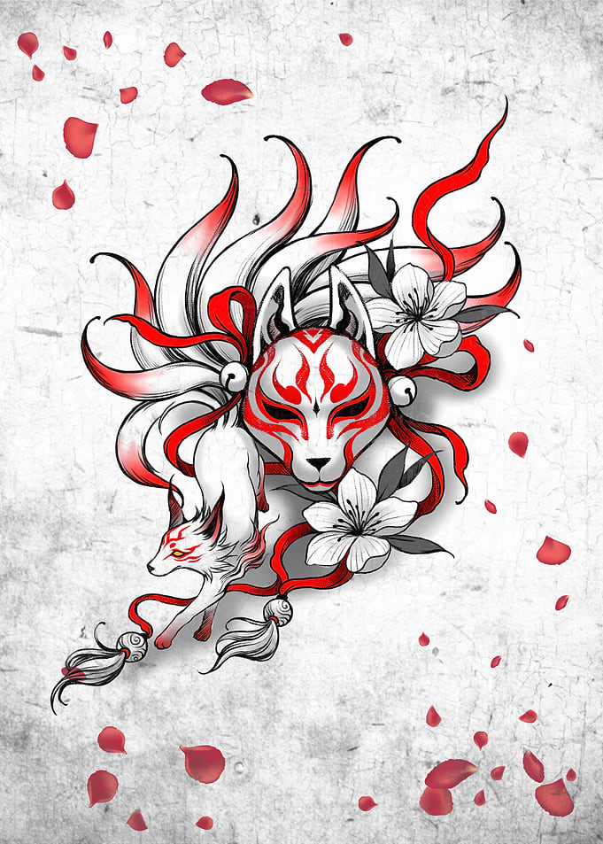 Kitsune Mask