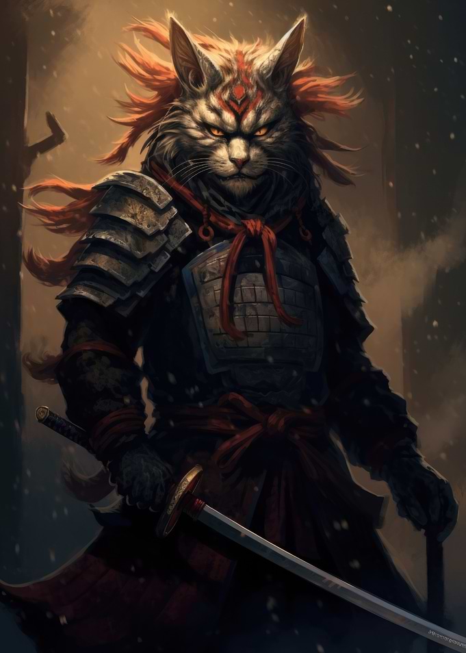 Cat Samurai