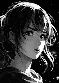 Serious Anime Girl
