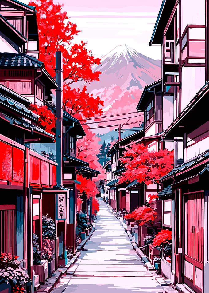 Traditional Japan Street