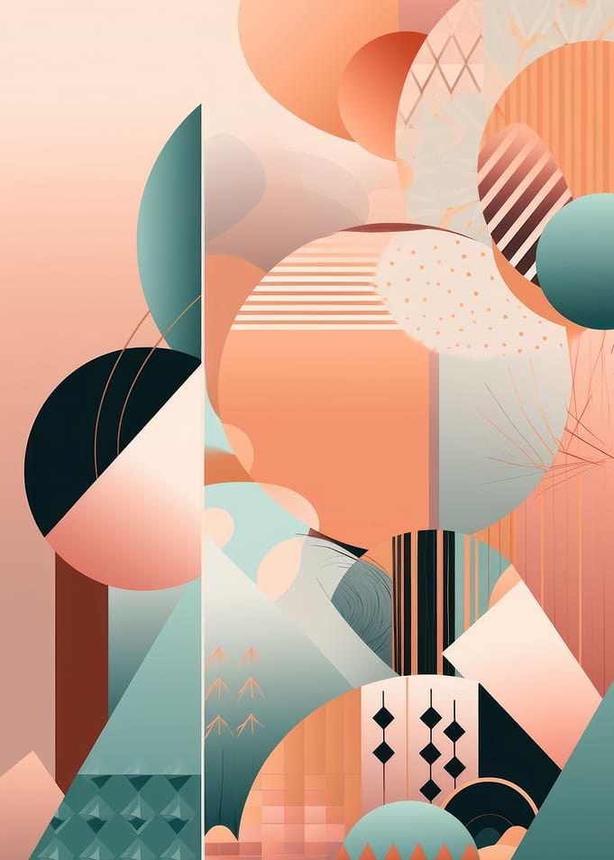 Boho Abstract Geometric 2