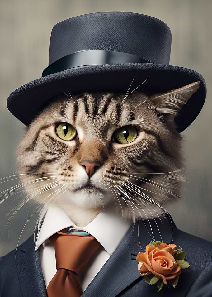 Funny kitten