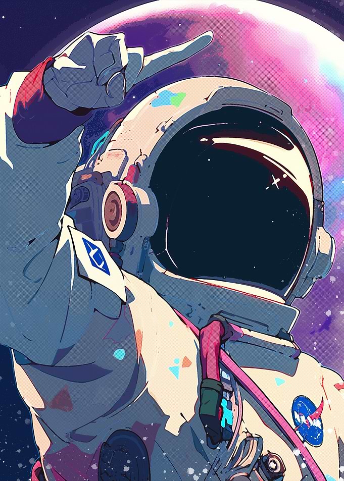 Space and Astronaut