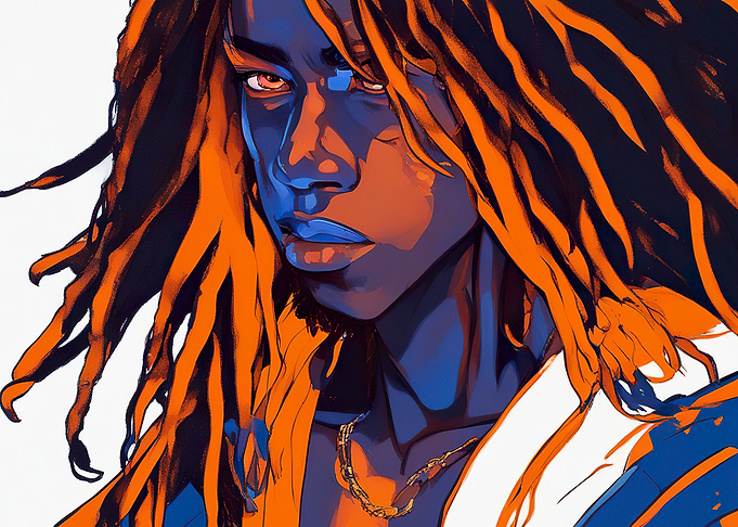 Beautiful amine boy