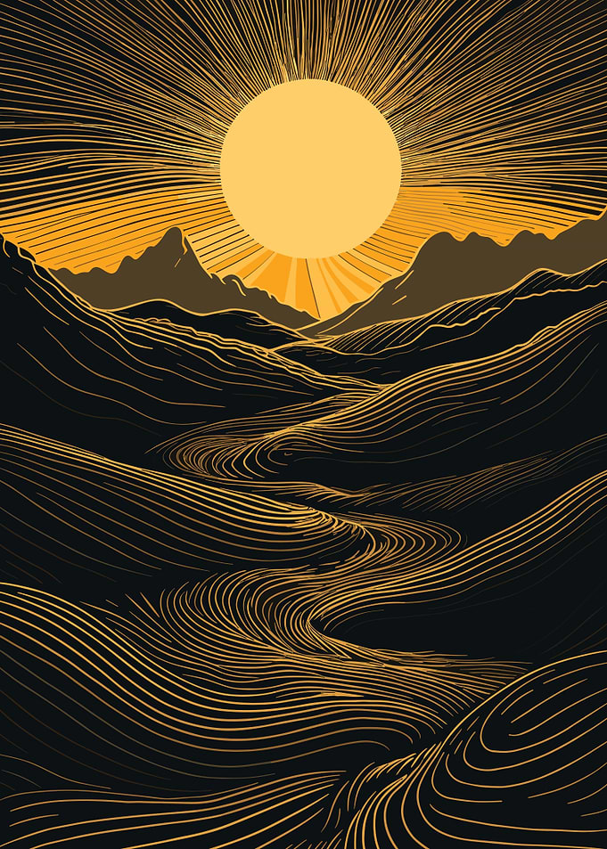 Gold Lansdscape