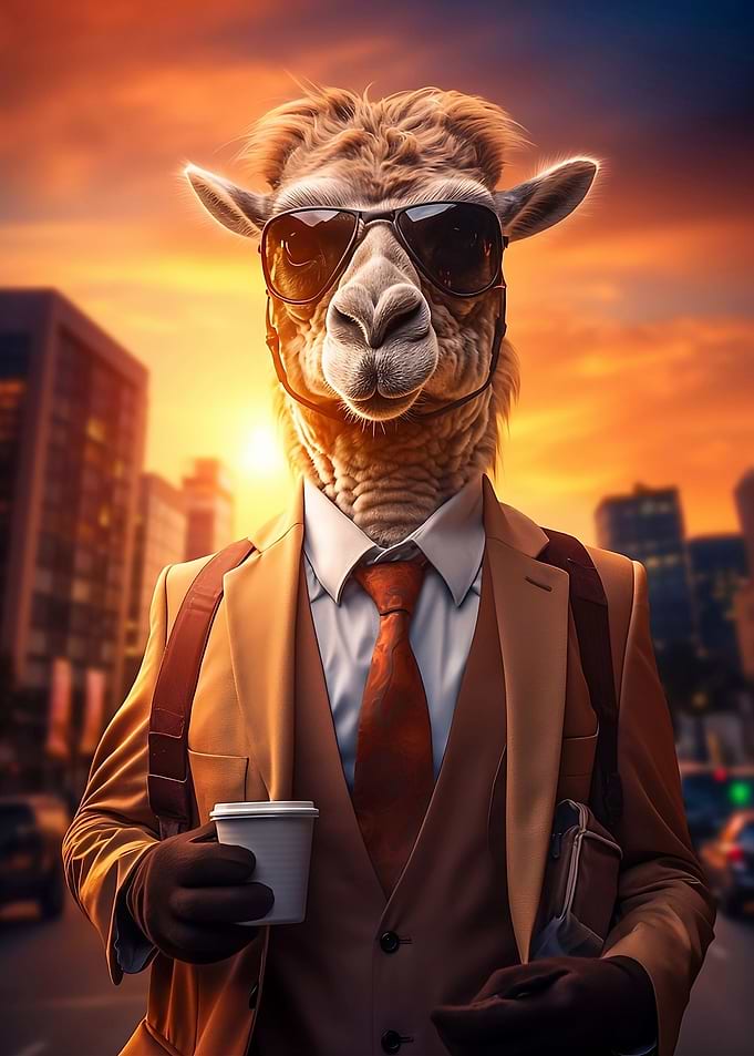 Commuting Business Camel