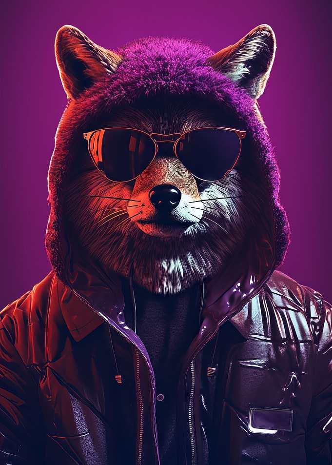 The Vintage Cyberpunk Fox