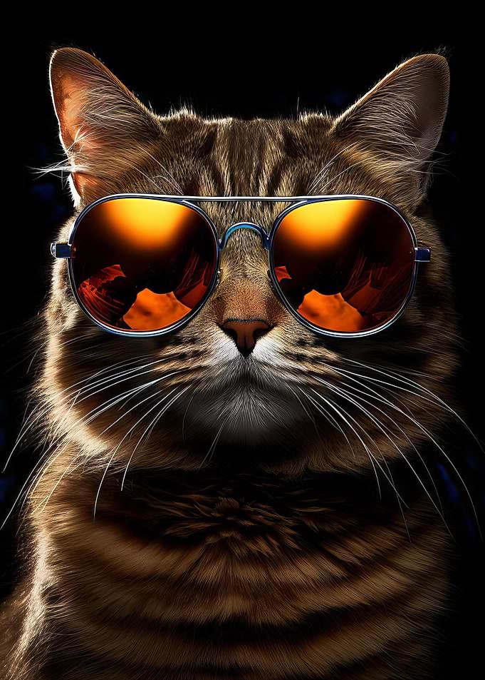 The Vintage Aviator Cat