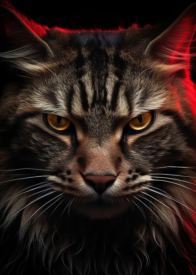 The Vintage Evil Cat