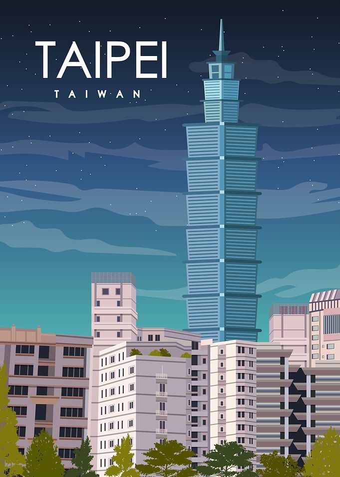 Taipei Taiwan Travel Art