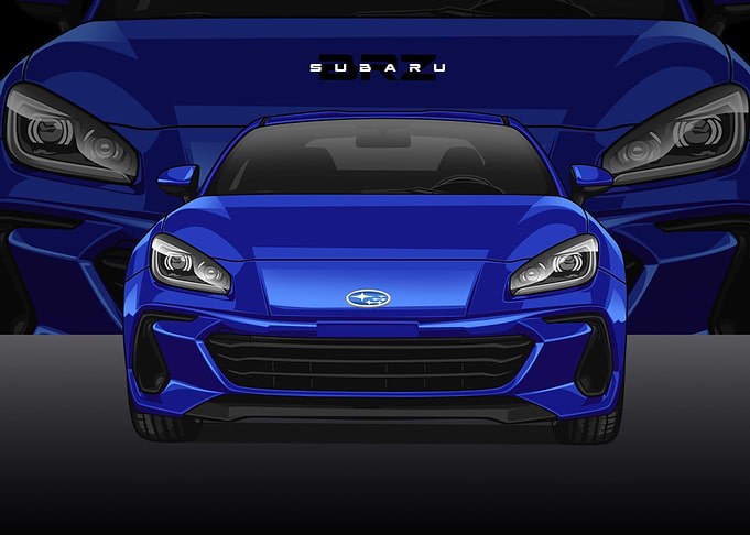 subaru brz blue