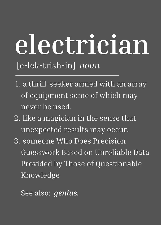 funny electrician