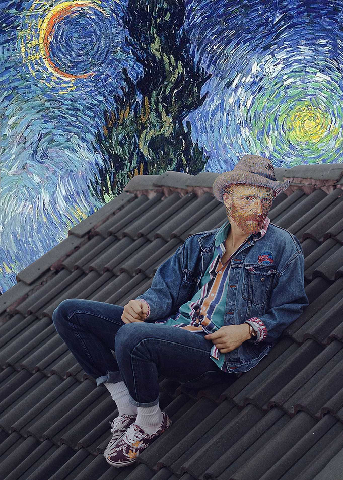 Van Gogh Funny Montage