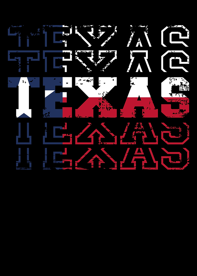 Texas blue red and white