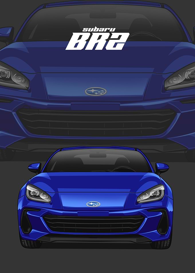 subaru brz blue