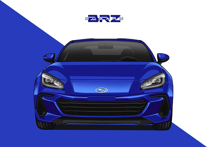 subaru brz blue