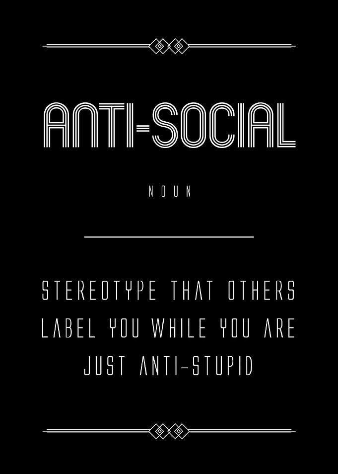 Antisocial definition