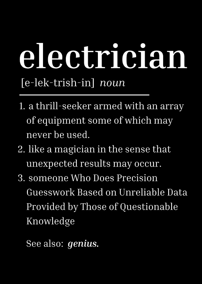 funny electrician
