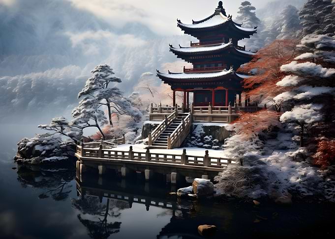Old Japanese Temple