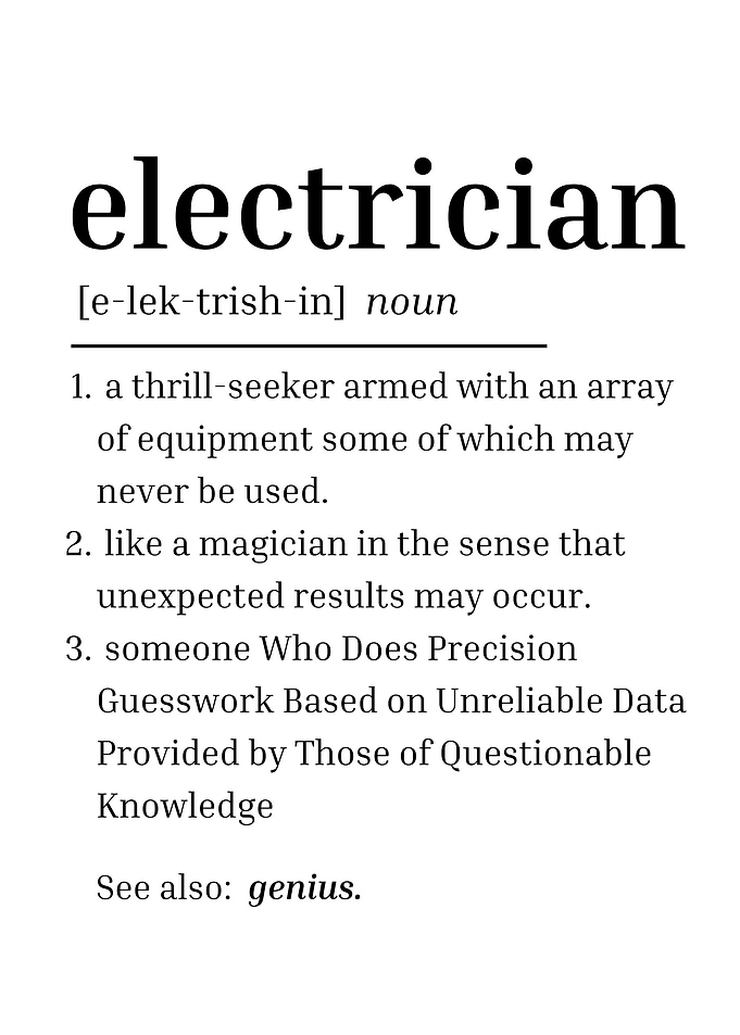 funny electrician