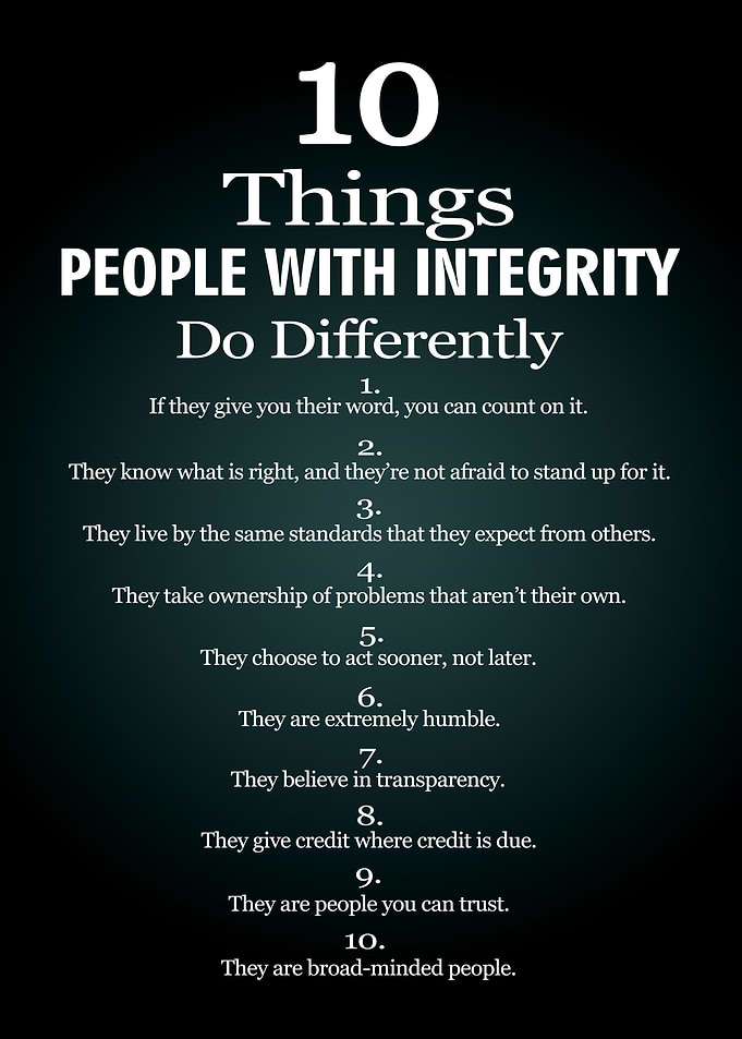 10 Things With Integrity