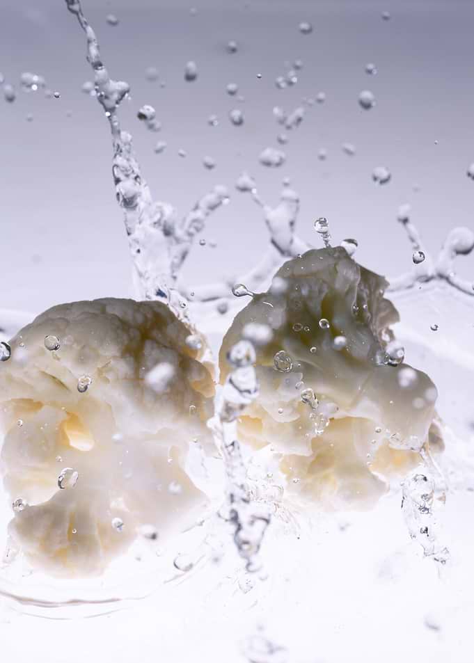 Cauliflower splashing 5