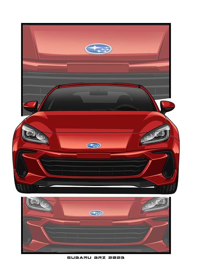 subaru brz red