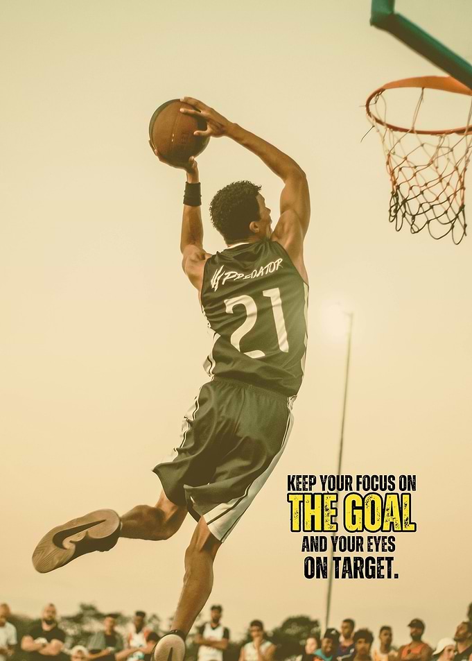 Basketball Eyes on Target
