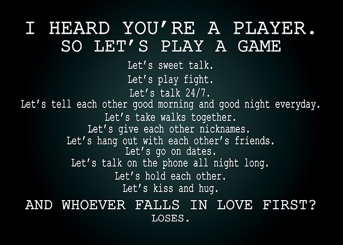 I Heard You Are A Player