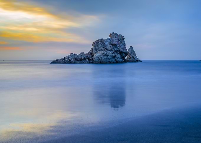 Sunset on an Beach