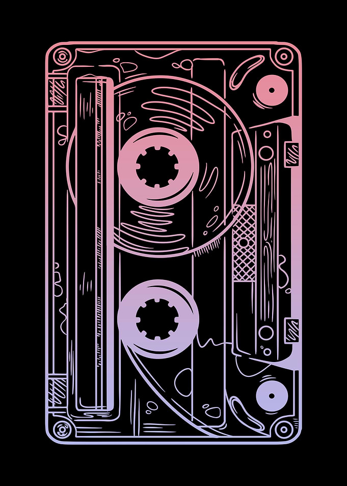 Audio Cassette Music Tape