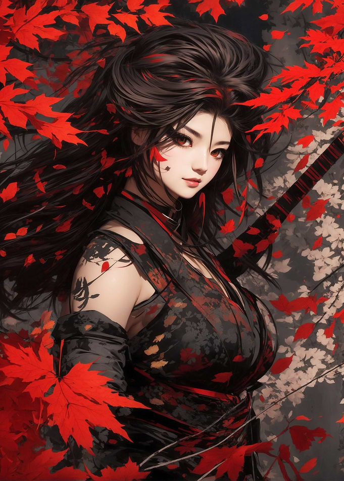 Japanese Autumn Women