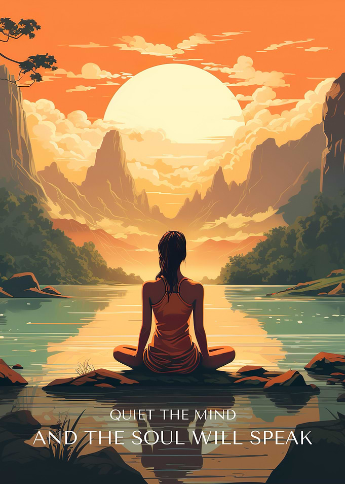 Quiet the mind soul quote