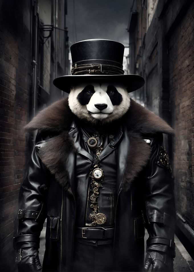 Steampunk Panda