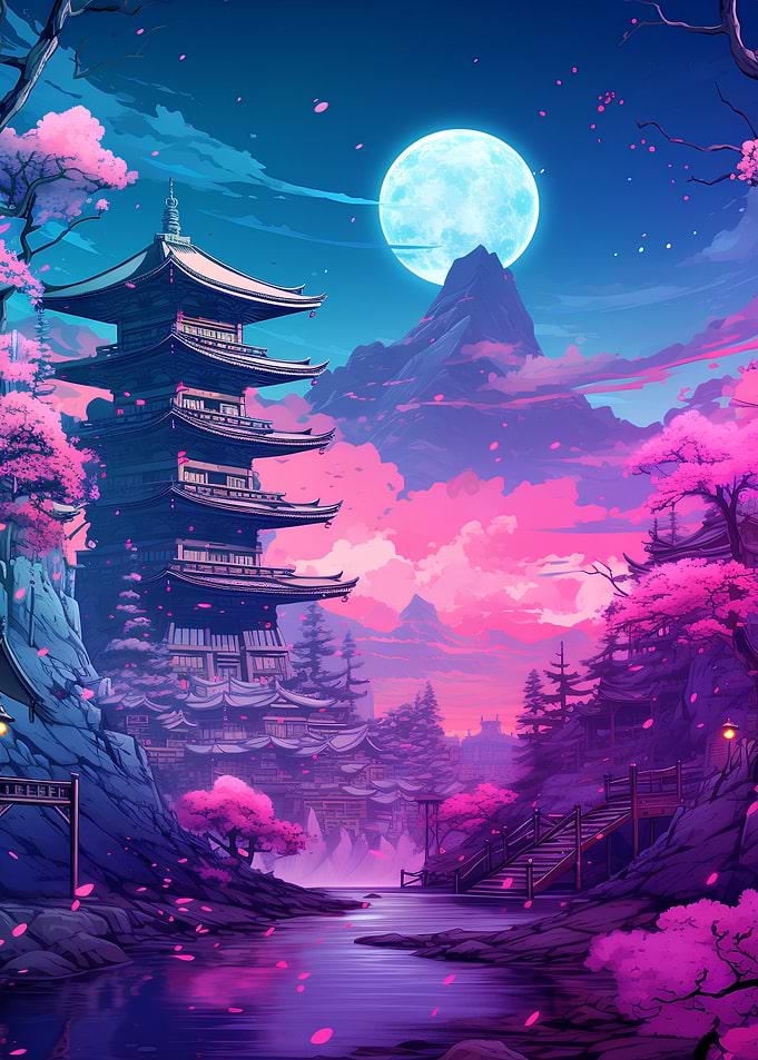 Japanese neon Traditional