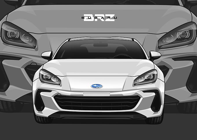 subaru brz white