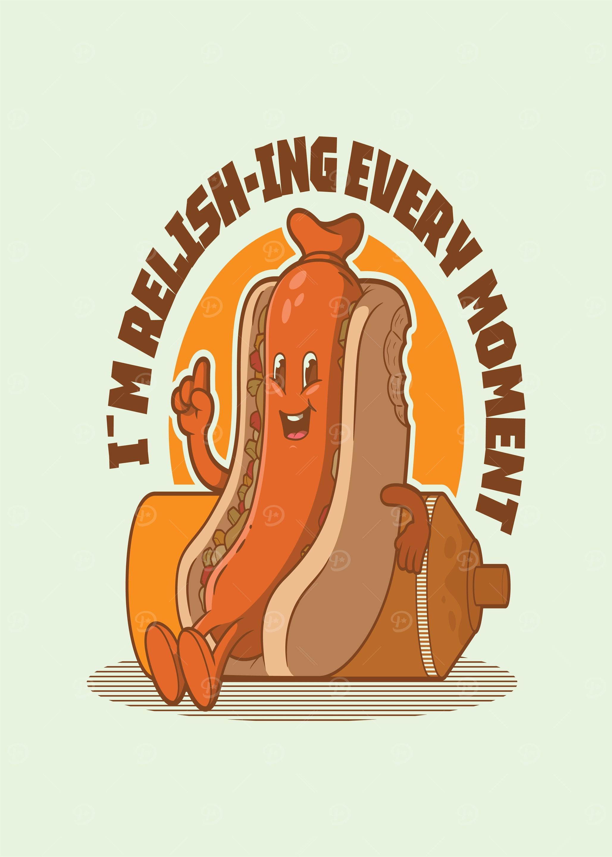 Happy Hot Dog Sausage