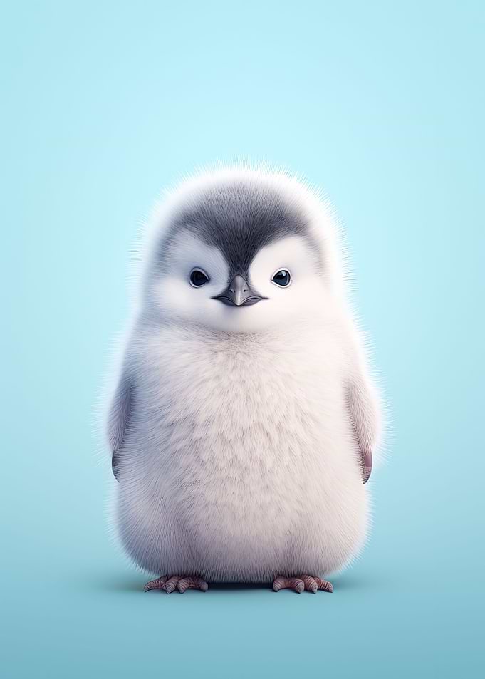 Baby Penguin Portrait