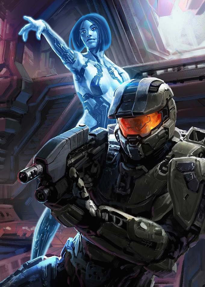 Cortana and Master Chief