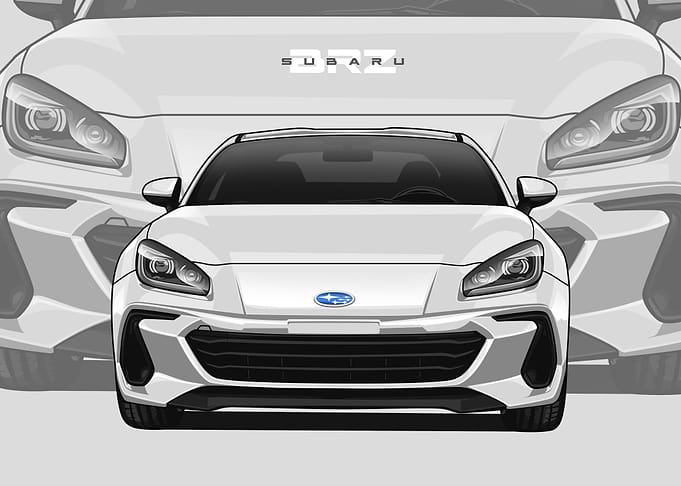 subaru brz white