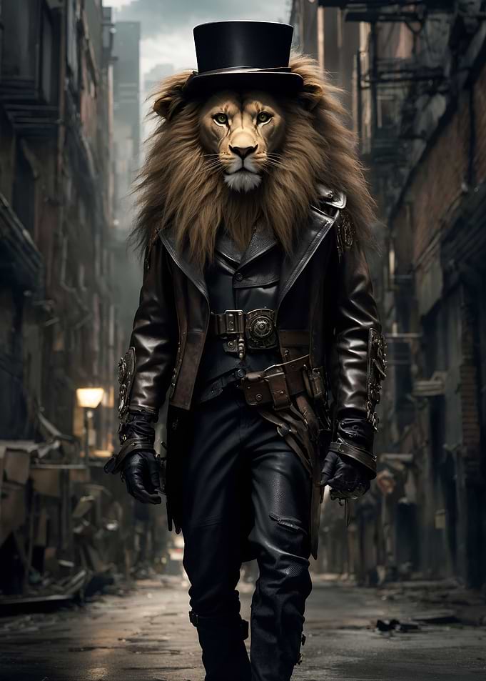 Steampunk Lion