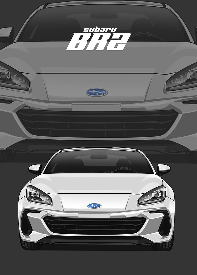 subaru brz white