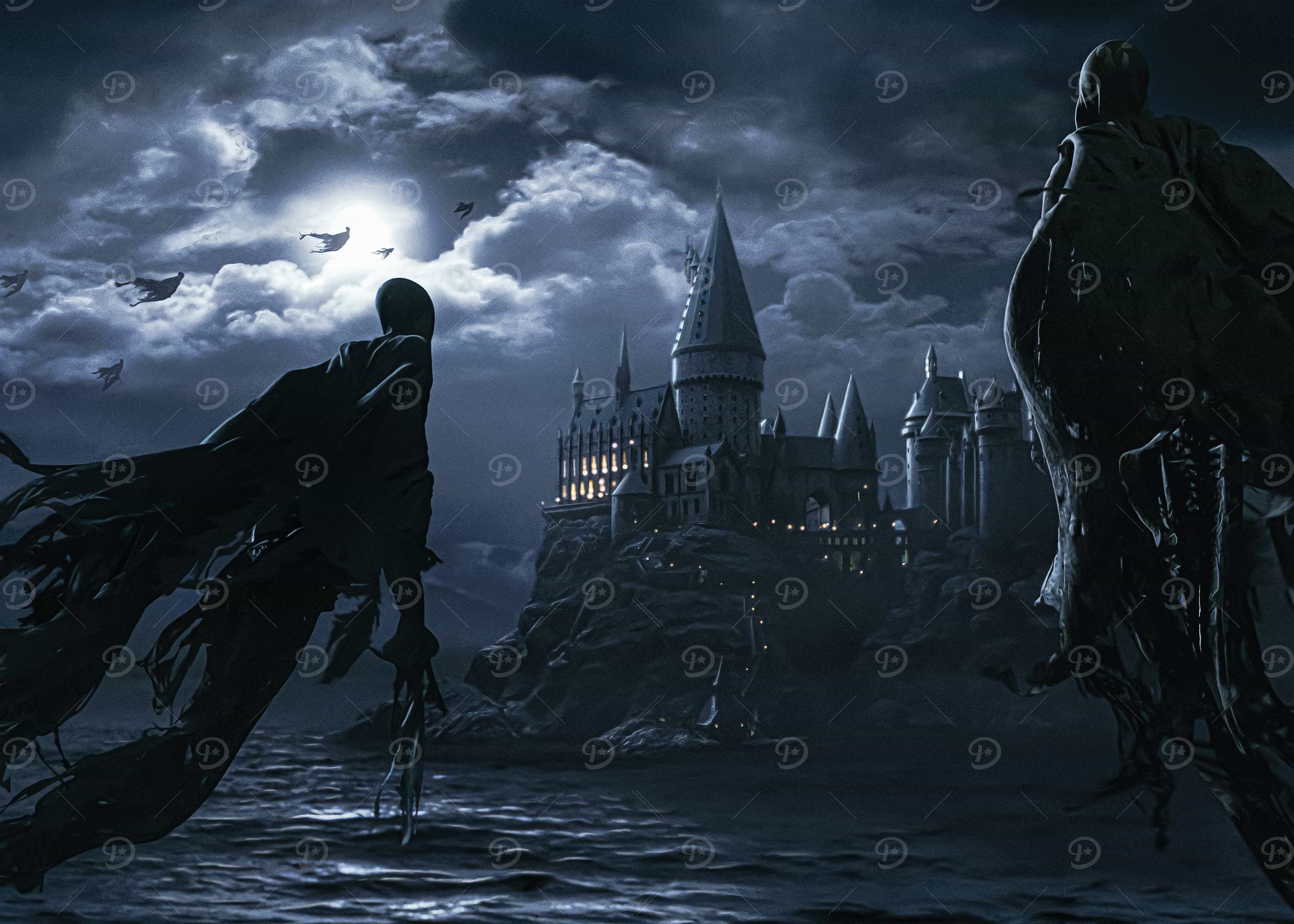 The Four Houses metal poster - Limited Edition | Displate