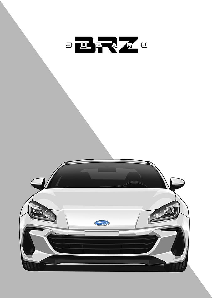 subaru brz white