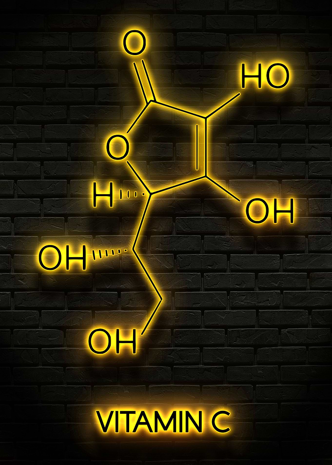 neon vitamin c chemical